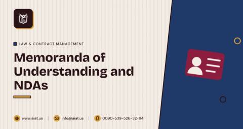 Memoranda of Understanding and NDAs
